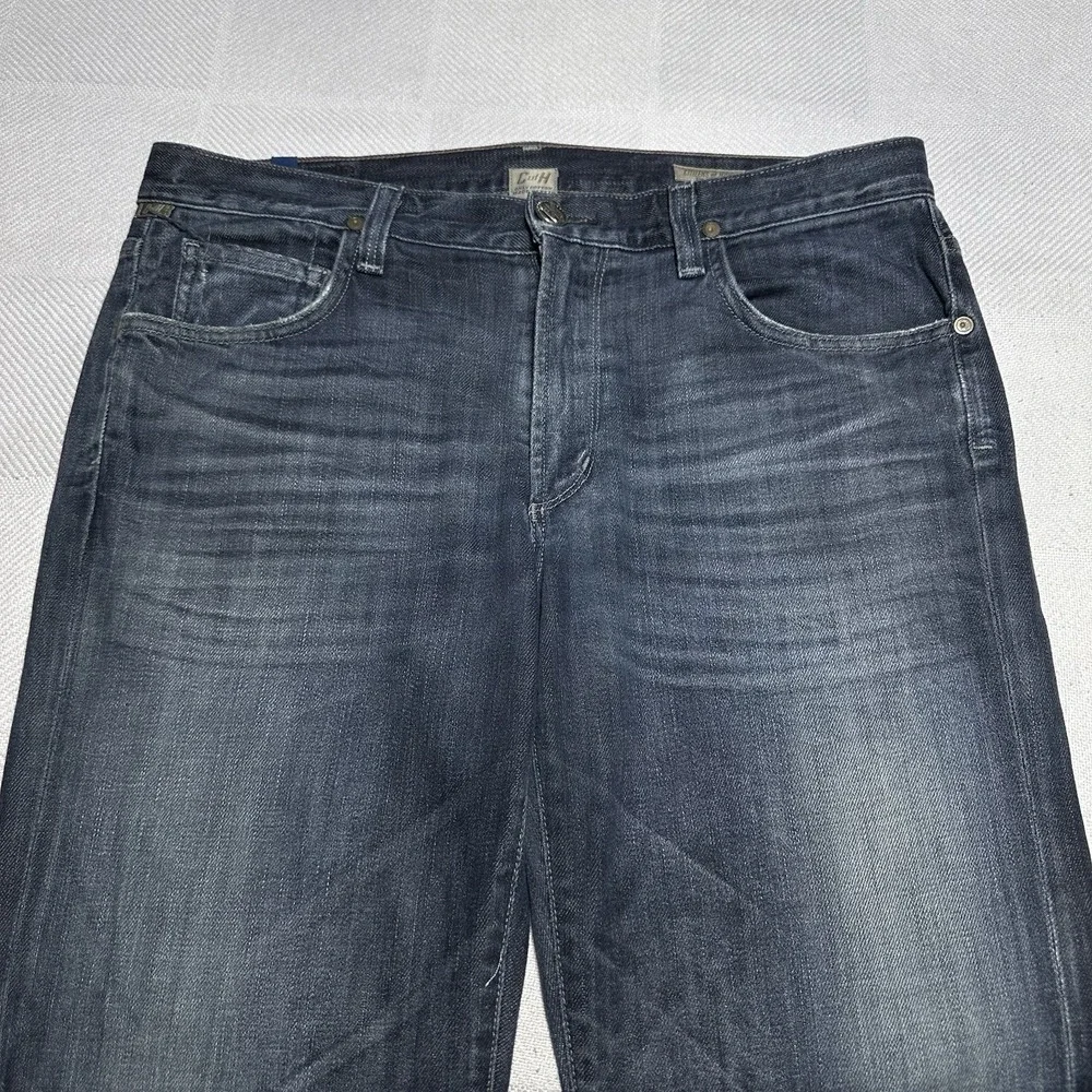Citizens of Humanity Sid Straight Jeans 34x30 Relaxed Fit Stretch Denim USA Made